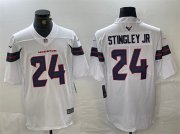 Cheap Men's Houston Texans #24 Derek Stingley Jr. White Vapor Untouchable Football Stitched Jersey