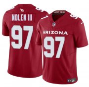 Cheap Men's Arizona Cardinals #97 Walter Nolen III Red 2025 Draft F.U.S.E. Vapor Untouchable Limited Football Stitched Jersey