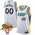 Men's Indiana Pacers #00 Bennedict Mathurin White 2024-25 City Edition Stitched Basketball Jersey Cheap
