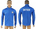 Wholesale Cheap Inter Milan Soccer Coat Blue