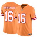 Men's Tampa Bay Buccaneers #16 Teddy Bridgewater Orange F.U.S.E. Throwback Limited Football Stitched Jersey Cheap Wholesale