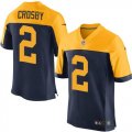 Wholesale Cheap Nike Packers #2 Mason Crosby Navy Blue Alternate Men's Stitched NFL New Elite Jersey