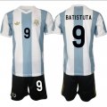 Men's Argentina #9 Gabriel Batistuta White Blue 2024-25 50th Anniversary Home Soccer Jersey Suit Cheap