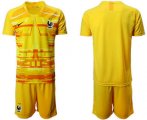 Wholesale Cheap France Yellow Goalkeeper UEFA Euro 2020 Soccer Jersey