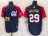 Men's American League #29 Cal Raleigh Navy Red Alternate 2025 All-Star Edition Limited Stitched Baseball Jersey Cheap Wholesale