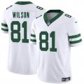 Cheap Men's New York Jets #81 Pokey Wilson White 2025 F.U.S.E. Vapor Untouchable Limited Football Stitched Jersey