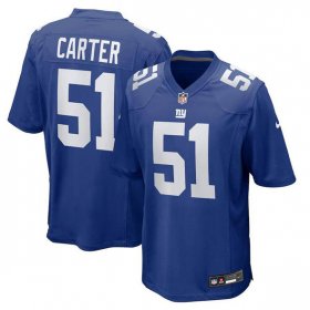 Men\'s New York Giants #51 Abdul Carter Royal 2025 First Round Pick Football Stitched Game Jersey Cheap