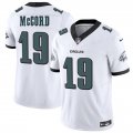 Cheap Men's Philadelphia Eagles #19 Kyle McCord White 2025 Draft New F.U.S.E. Vapor Untouchable Limited Football Stitched Jersey
