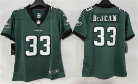 Women\'s Philadelphia Eagles #33 Cooper DeJean Green New Vapor Untouchable Limited Football Stitched Jersey(Run Small) Cheap Wholesale