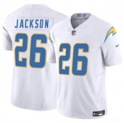 Cheap Men's Los Angeles Chargers #26 Donte Jackson White 2025 F.U.S.E. Vapor Limited Football Stitched Jersey