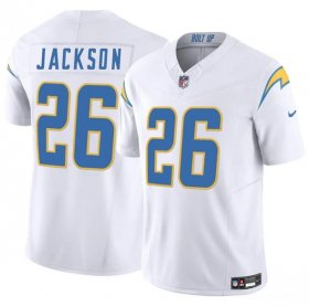 Cheap Men\'s Los Angeles Chargers #26 Donte Jackson White 2025 F.U.S.E. Vapor Limited Football Stitched Jersey