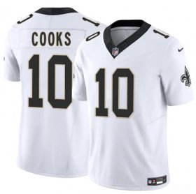 Men\'s New Orleans Saints #10 Brandin Cooks White 2025 F.U.S.E Vapor Limited Football Stitched Jersey Cheap