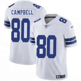 Men\'s Dallas Cowboys #80 Parris Campbell White 2025 Vapor Untouchable Limited Football Stitched Jersey Cheap