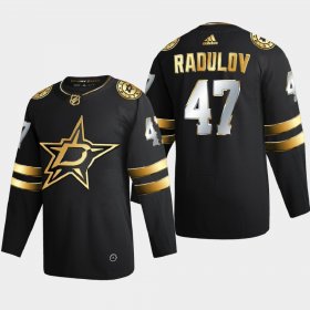 Cheap Dallas Stars #47 Alexander Radulov Men\'s Adidas Black Golden Edition Limited Stitched NHL Jersey