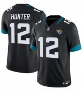 Cheap Men's Jacksonville Jaguars #12 Travis Hunter Black 2025 Draft F.U.S.E. Vapor Untouchable Limited Football Stitched Jersey