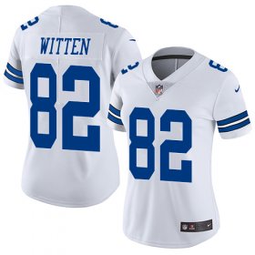 Wholesale Cheap Nike Cowboys #82 Jason Witten White Women\'s Stitched NFL Vapor Untouchable Limited Jersey
