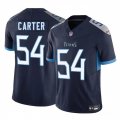 Men's Tennessee Titans #54 Lorenzo Carter Navy 2025 F.U.S.E. Vapor Limited Football Stitched Jersey Cheap