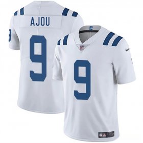Men\'s Indianapolis Colts #9 Ajou Ajou White 2025 Vapor Limited Football Stitched Jersey Cheap