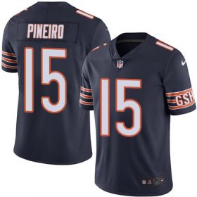 Wholesale Cheap Nike Bears #15 Eddy Pineiro Navy Blue Team Color Men\'s Stitched NFL Vapor Untouchable Limited Jersey