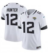 Cheap Men's Jacksonville Jaguars #12 Travis Hunter White 2025 Draft F.U.S.E. Vapor Untouchable Limited Football Stitched Jersey