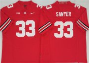 Cheap Men's Ohio State Buckeyes #33 Jack Sawyer Red 2025 F.U.S.E. Limited Stitched Jersey