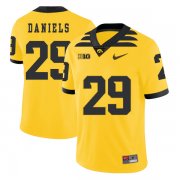 Wholesale Cheap Iowa Hawkeyes 29 LeShun Daniels Yellow College Football Jersey