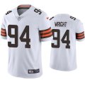 Wholesale Cheap Men's Cleveland Browns #94 Alex Wright White Vapor Untouchable Limited Stitched Jersey