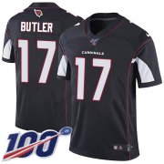 Wholesale Cheap Nike Cardinals #17 Hakeem Butler Black Alternate Men's Stitched NFL 100th Season Vapor Limited Jersey