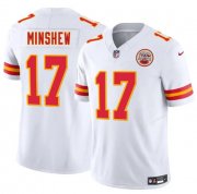 Cheap Men's Kansas City Chiefs #17 Gardner Minshew White 2025 F.U.S.E. Vapor Untouchable Limited Football Stitched Jersey
