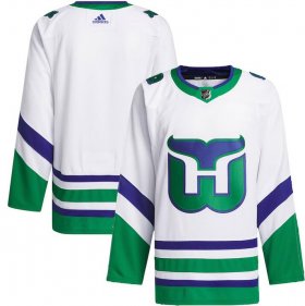 Cheap Men\'s Carolina Hurricanes Blank White Stitched Jersey