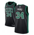 Cheap Men's Boston Celtics #34 Paul Pierce Black Statement Edition Stitched Basketball Jersey