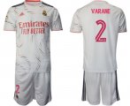 Wholesale Cheap Men 2021-2022 Club Real Madrid home white 2 Adidas Soccer Jersey