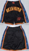 Cheap Men's Oklahoma City Thunder Black Shorts (Run Small)