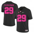 Wholesale Cheap Alabama Crimson Tide 29 Minkah Fitzpatrick Black 2017 Breast Cancer Awareness College Football Jersey
