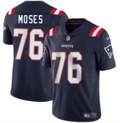 Men's New England Patriots #76 Morgan Moses Navy 2025 Vapor Limited Football Stitched Jersey Cheap