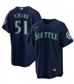 Men's Seattle Mariners #51 Ichiro Suzuki Navy Cool Base Stitched Baseball Jersey Cheap