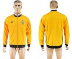 Wholesale Cheap Juventus Soccer Jackets Yellow