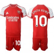 Men's Arsenal F.C #10 Emile Smith Rowe Red 2025 Home Soccer Jersey Suit Cheap