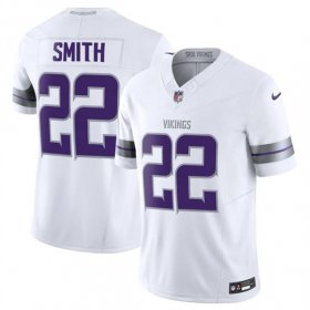 Wholesale Cheap Men\'s Minnesota Vikings #22 Harrison Smith White F.U.S.E. Winter Warrior Limited Football Stitched Jersey