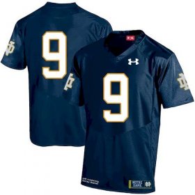 Wholesale Cheap Men\'s Notre Dame 9 Jaylon Smith Navy Blue 2020 College Football Jersey