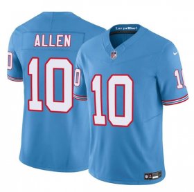 Men\'s Tennessee Titans #10 Brandon Allen Blue 2025 F.U.S.E. Throwback Vapor Limited Football Stitched Jersey Cheap Wholesale