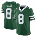 Cheap Men's New York Jets #8 Andre Cisco Green 2025 F.U.S.E. Vapor Untouchable Limited Football Stitched Jersey