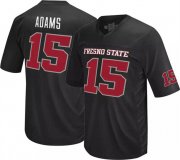 Cheap Men's Fresno State Bulldogs #15 Davante Adams Black Stitched Game Jersey