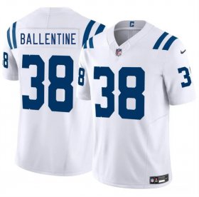 Men\'s Indianapolis Colts #38 Corey Ballentine White 2025 F.U.S.E. Vapor Limited Football Stitched Jersey Cheap
