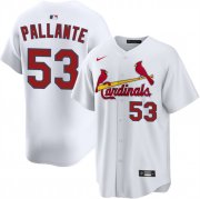 Men's St. Louis Cardinals #53 Andre Pallante White Home Limited Stitched Baseball Jersey Cheap Wholesale