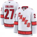 Cheap Men's Carolina Hurricanes #27 Nikolaj Ehlers White 2024-25 Away Stitched Hockey Jersey