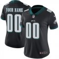 Wholesale Cheap Nike Philadelphia Eagles Customized Black Alternate Stitched Vapor Untouchable Limited Women's NFL Jersey