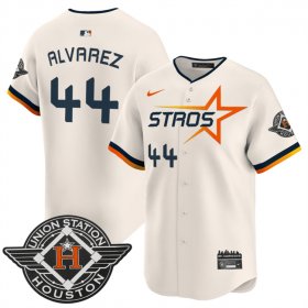 Men\'s Houston Astros #44 Yordan Alvarez Cream 2025 City Connect Limited Stitched Baseball Jersey Cheap
