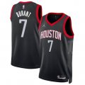 Cheap Men's Houston Rockets #7 Kevin Durant Black Statement Edition Stitched Jersey