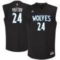Wholesale Cheap Minnesota Timberwolves 24 Justin Patton Black 2017 NBA Draft Pick Replica Jersey